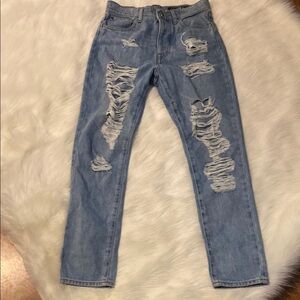 Armani Exchange Light Blue Denim Jeans